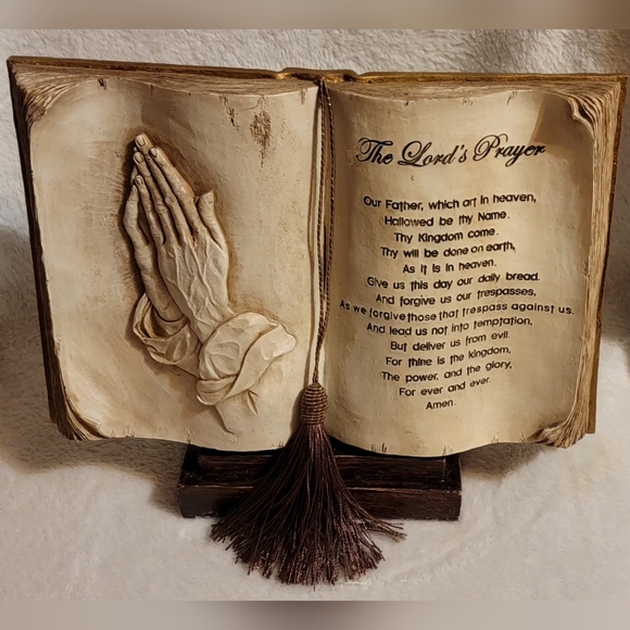 Other - Vintage The Lord's Prayer Bible Decoration
